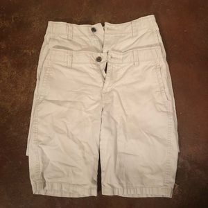 Boys khaki shorts. 2 for the price of 1!